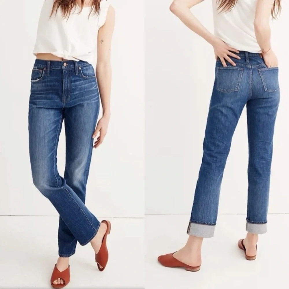 MADEWELL The High-Rise Slim Boyjean‎ Size 28